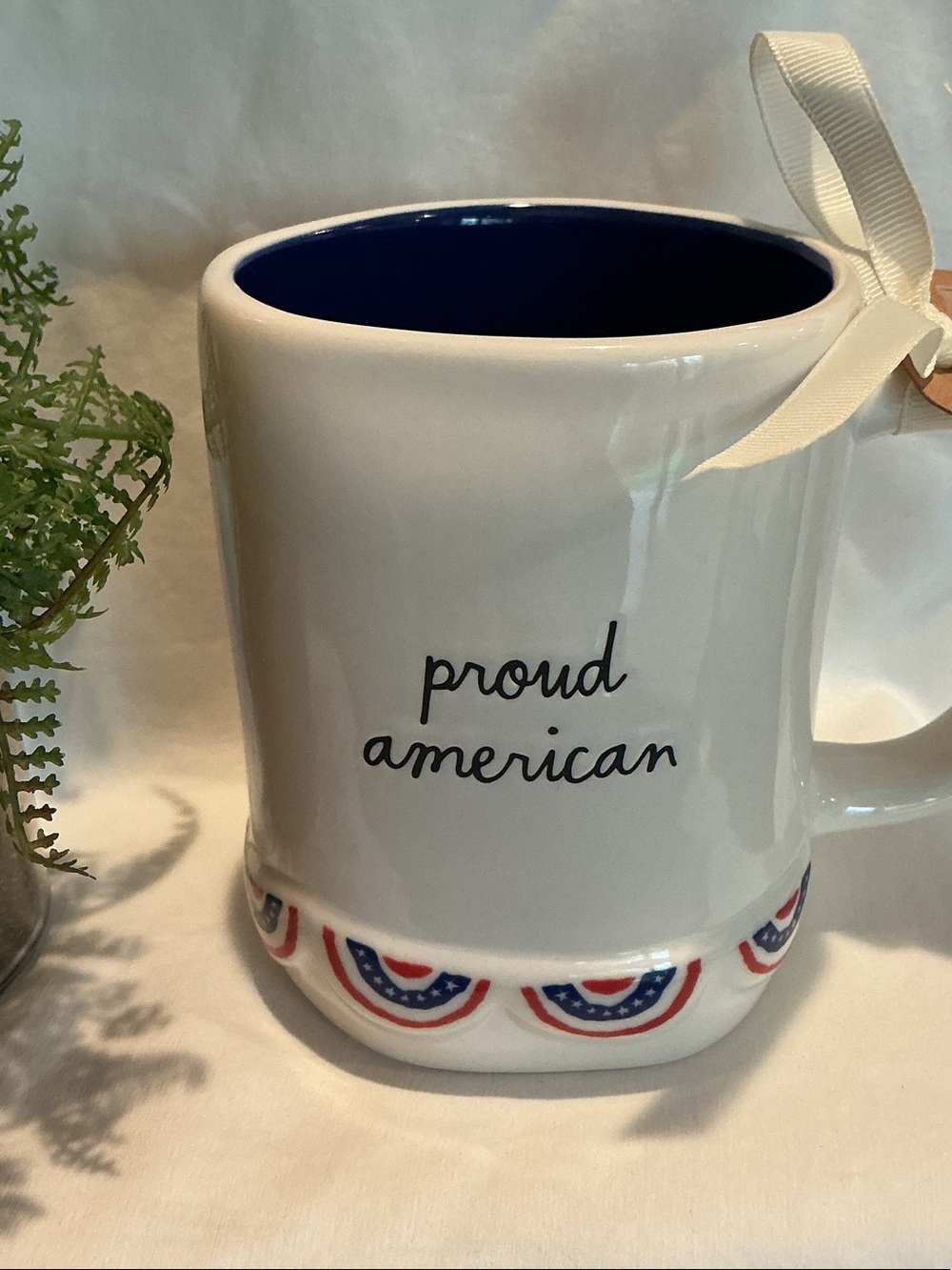 Rae Dunn “proud american” Patriotic Mug